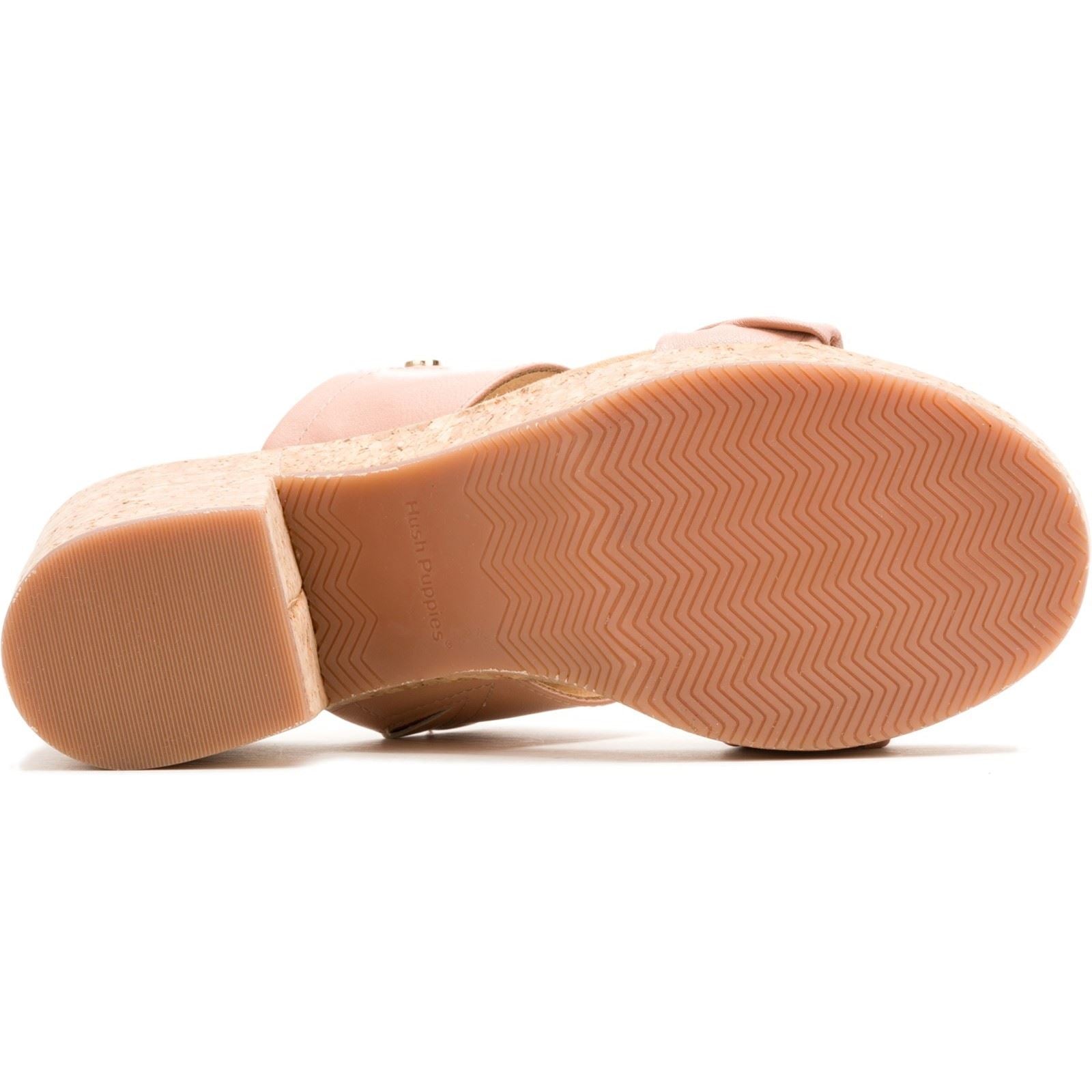 Hush Puppies Poppy Damen Sandalen Aus Leder In Café-Creme