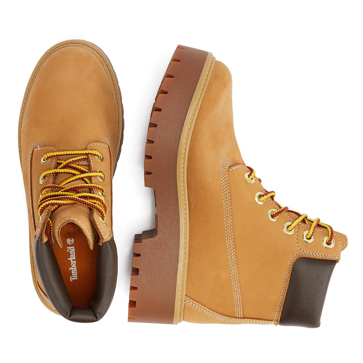 Timberland 6-Zoll-Premium-Plattform-Weizen-Nubuk-Damenstiefel In Braun