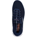 Skechers Glide-Step Noxus Textile Herren Turnschuhe In Marineblau