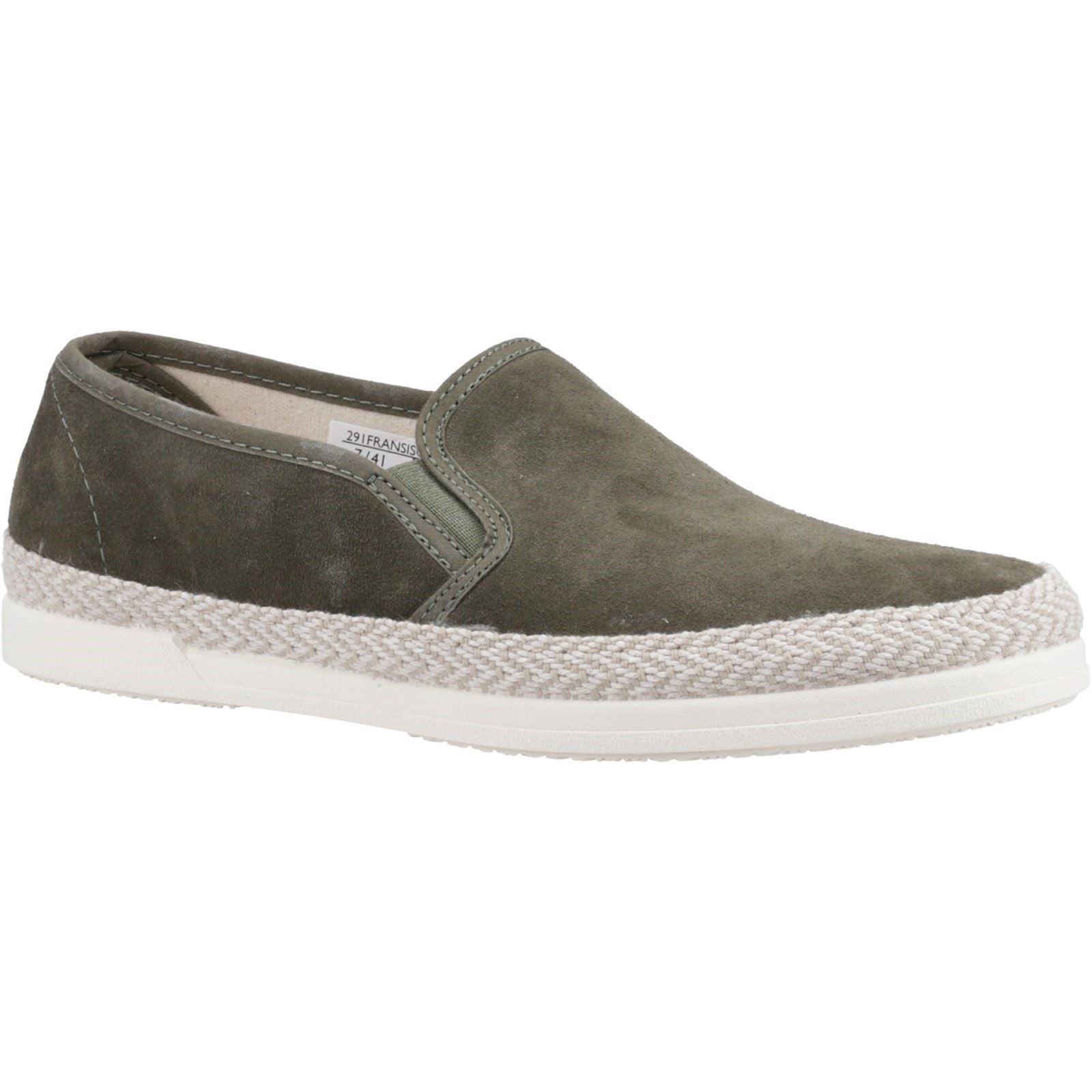 Dune Francisco Wildleder Herren Sneaker In Khaki