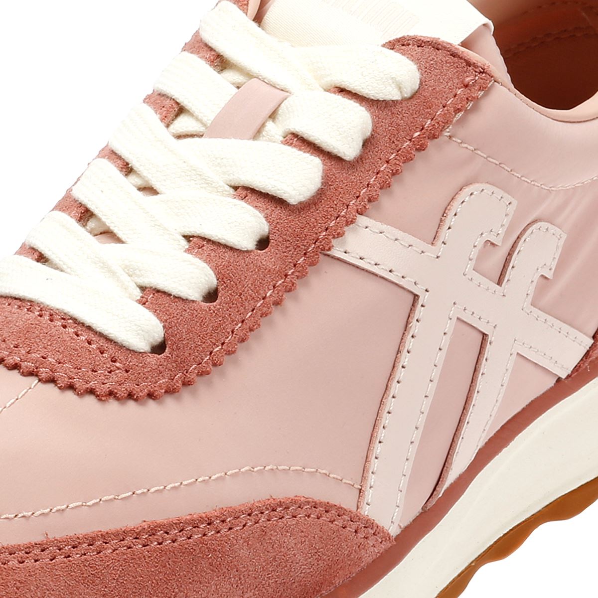FitFlop X Pantone Retro-Q Wildleder Damen Pink Sneakers