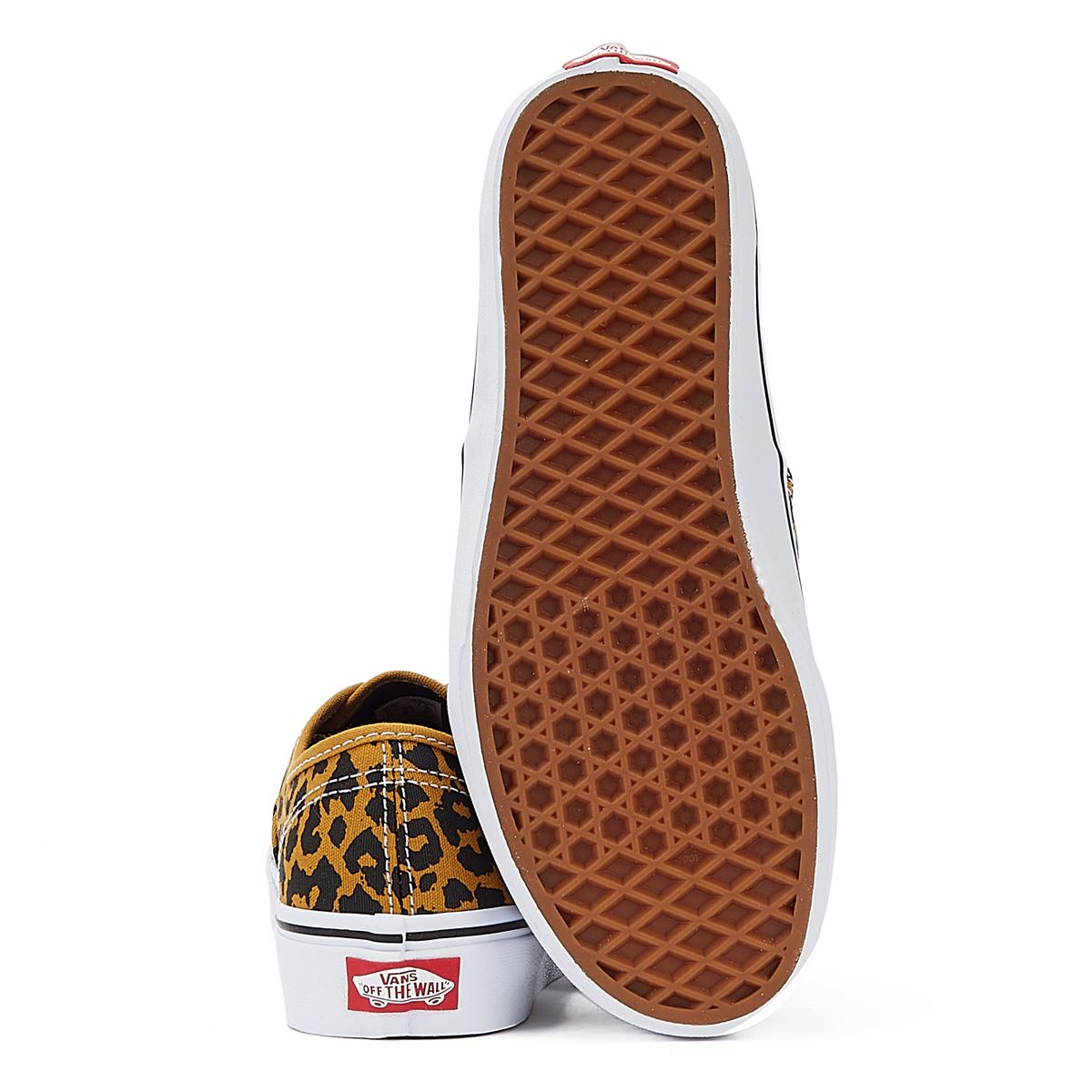 Vans Authentic Leopard Damen Braun Trainer