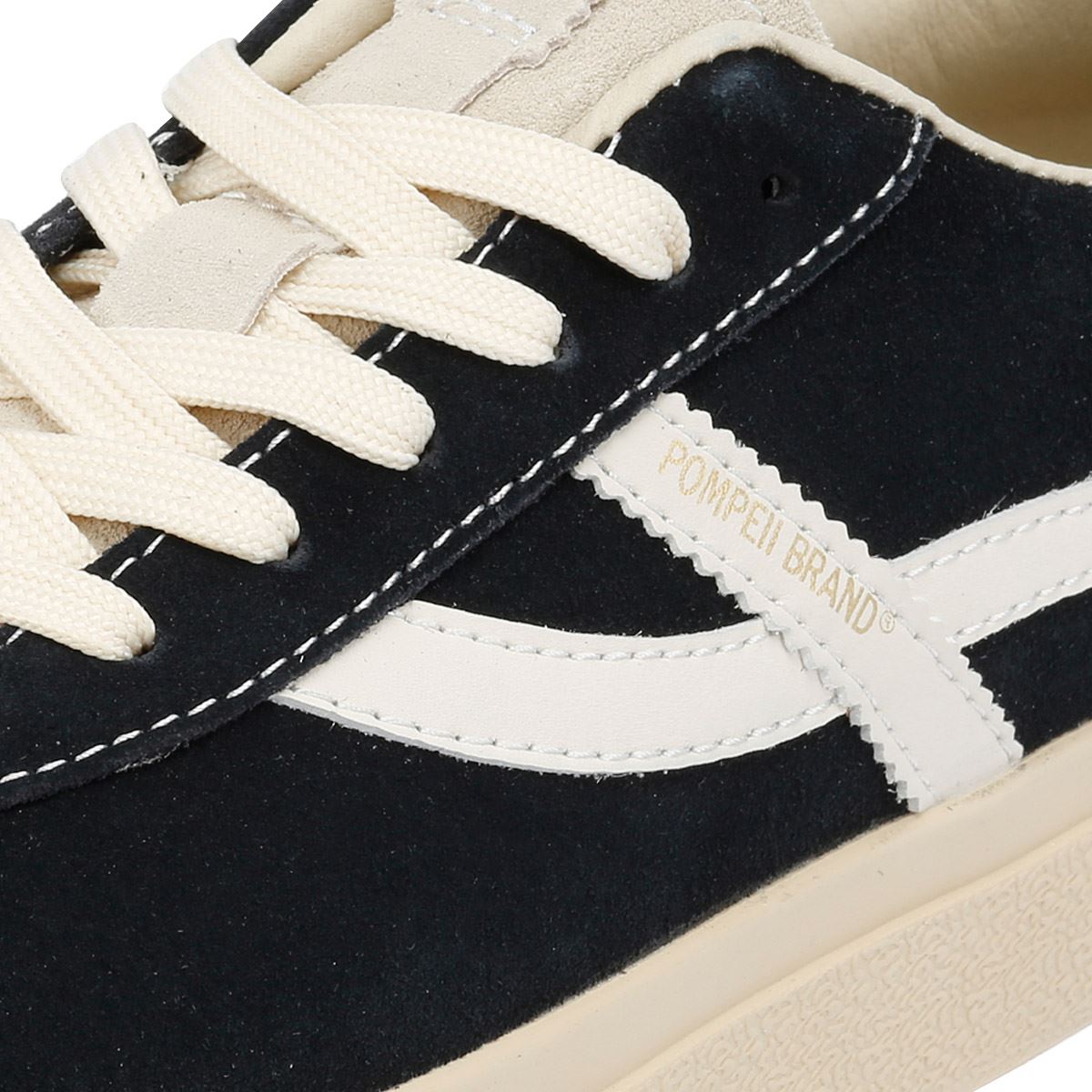 Pompeii Dart Herren Sneaker Aus Schwarzem Wildleder