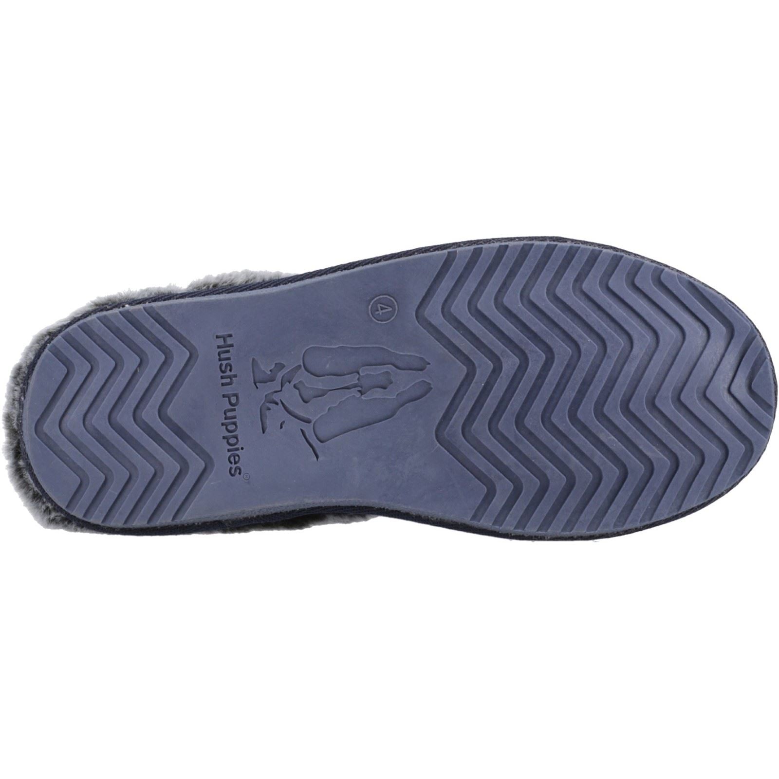 Hush Puppies Amara Damen Hausschuhe aus Wildleder in Dunkelblau
