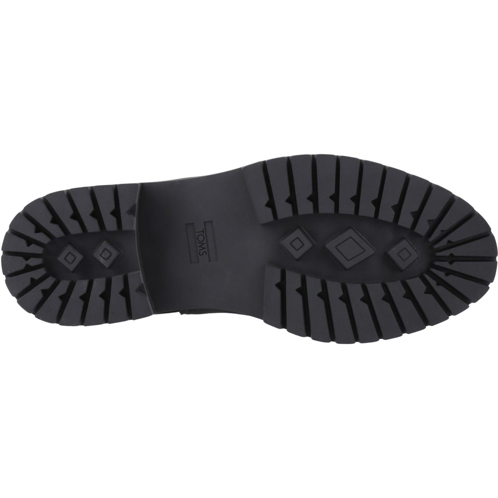 TOMS Bennet Leder Damen Schwarze Stiefel