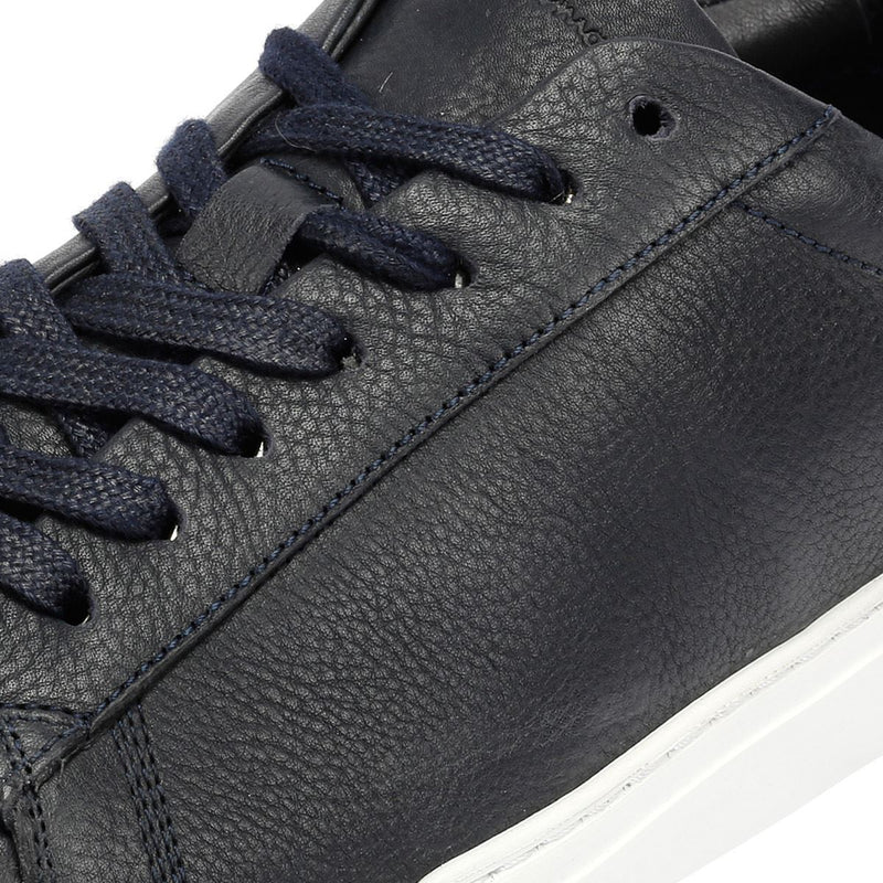 Ben Sherman Ace Cupsole  Herrenblaue Ledersneakers