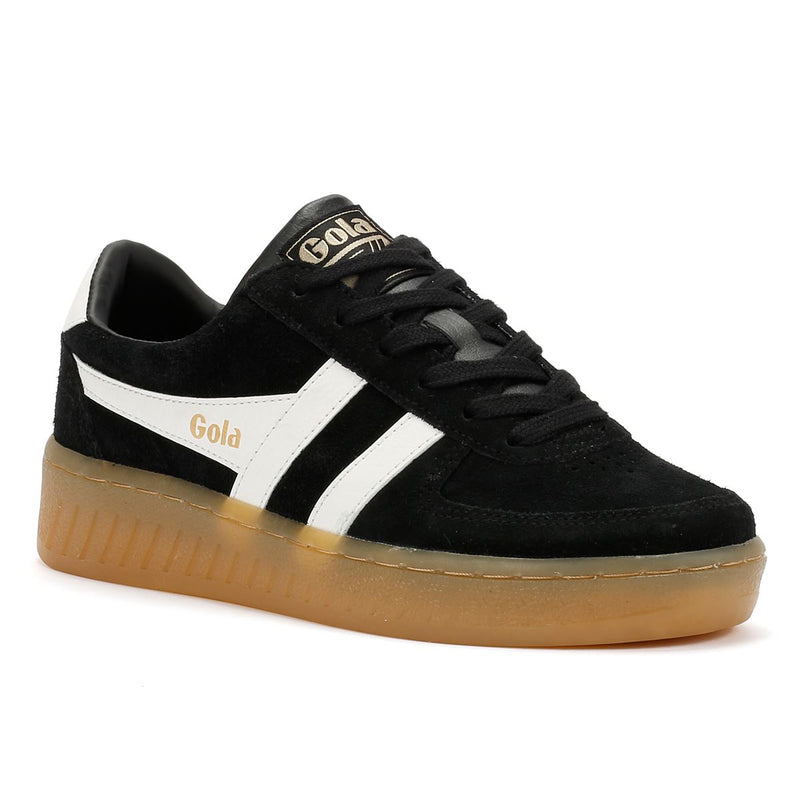 Gola Grandslam Suede Damenschwarze Turnschuhe