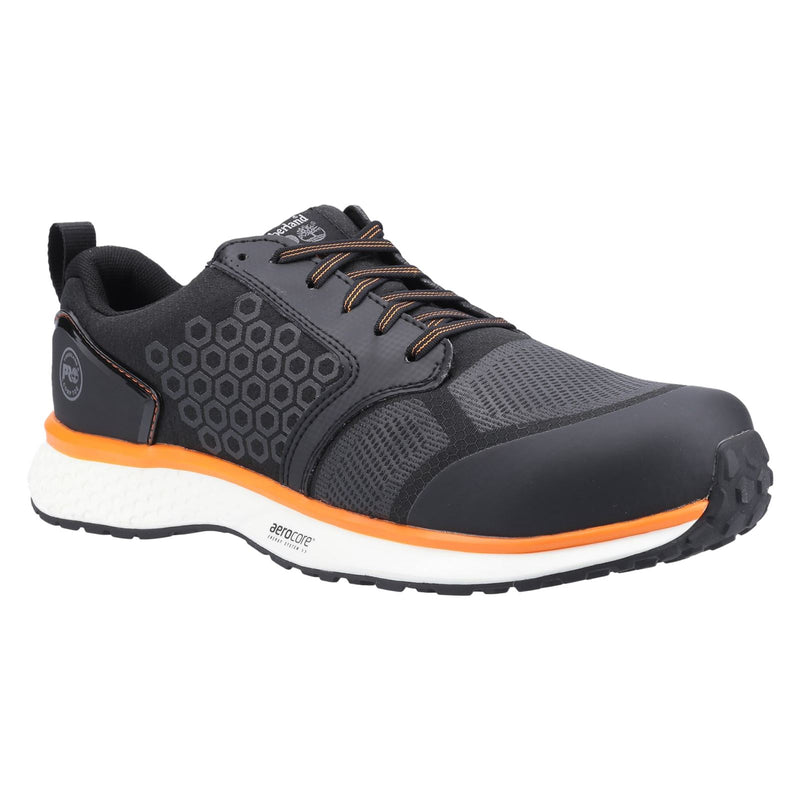 Timberland Pro Reaxion Synthetische Schwarz/Orange Sicherheits-Sneaker