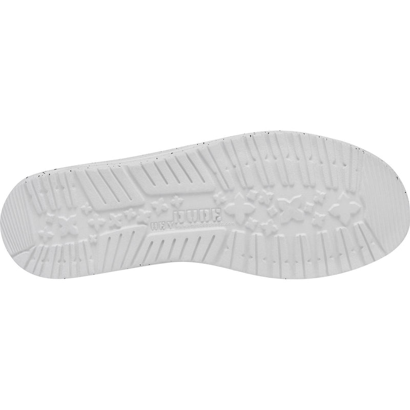 HEYDUDE Wally Slub Herren Bootsschuhe In Schwarz
