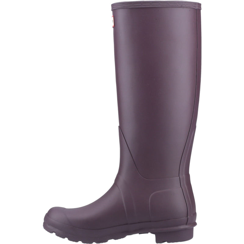 Hunter Original Tall Damen Gummistiefel In Schwarz/Traube