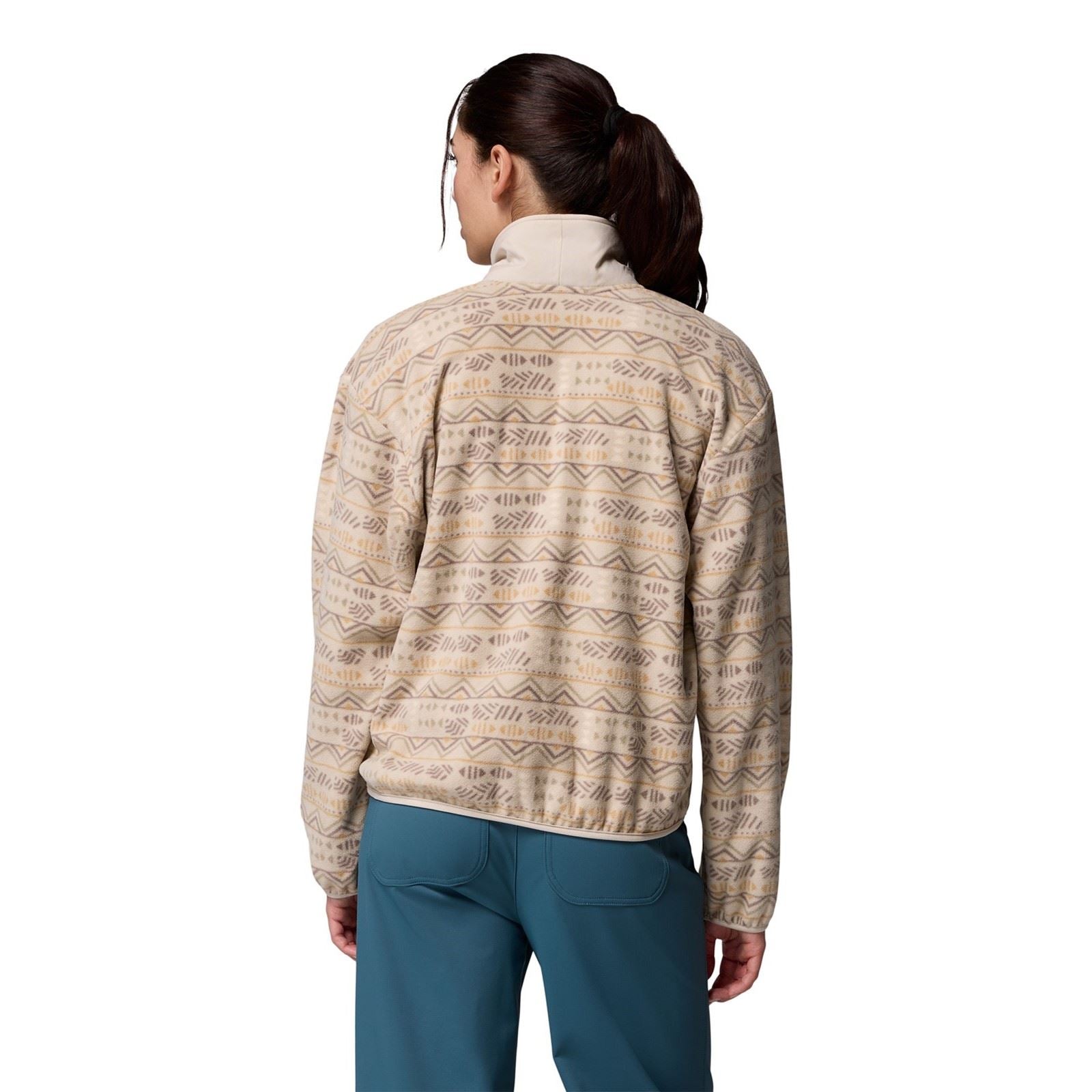 Columbia Sequoia Grove Printed Half Zip Polyester Damen Brauner Pullover