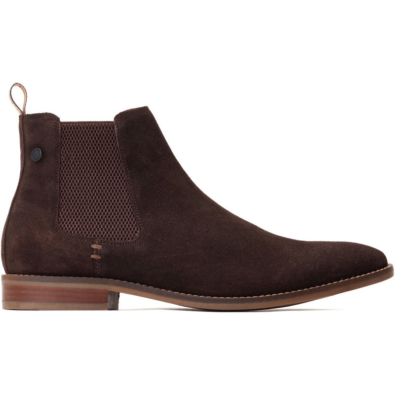 Base London Virgil Leder Herren Stiefel In Verbranntem Braun