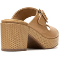 Hush Puppies Poppy Damen Sandalen Aus Leder In Tan