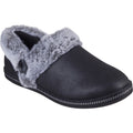 Skechers Cozy Campfire French Toast 2 Textil Damen Hausschuhe In Schwarz
