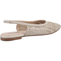Hush Puppies Dalia Woven Damen Flache Schuhe Aus Leder In Creme