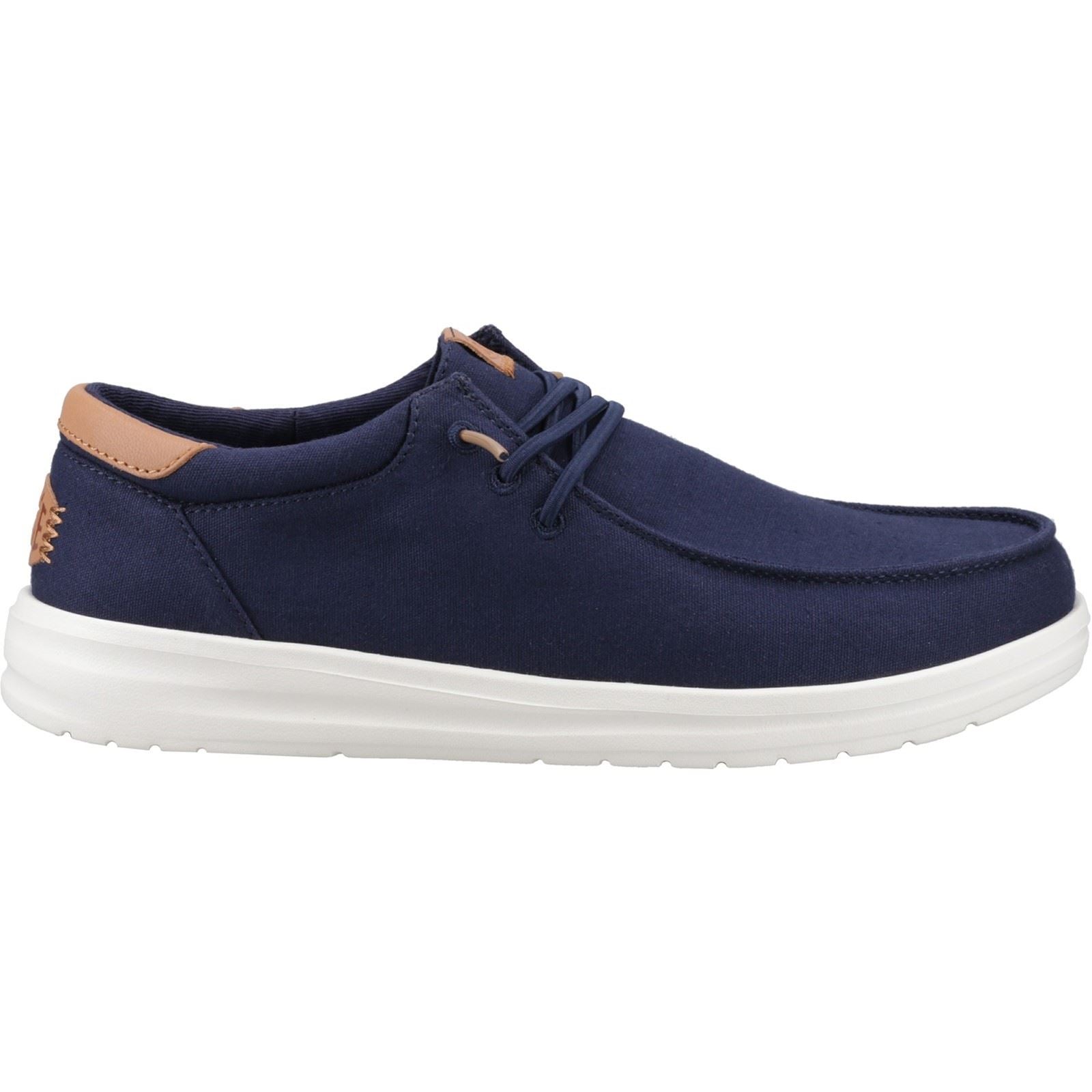 HEYDUDE Paul Canvas Herren Blaue Trekkingschuhe Aus Baumwolle