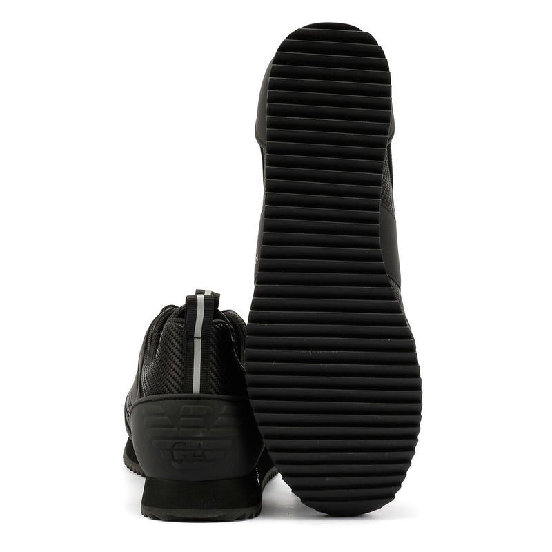 EA7 Black & White Carbon Herren Schwarze Turnschuhe