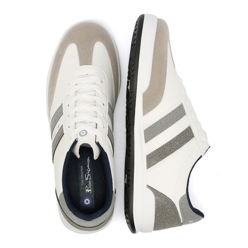 Ben Sherman Sokka Herren Weiße Sneaker