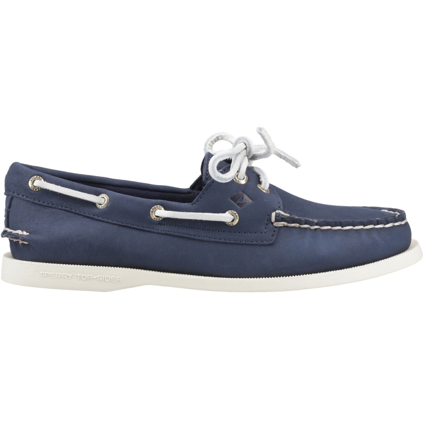 Sperry Authentic 2 Eye Damen Bootsschuhe Aus Leder In Marineblau