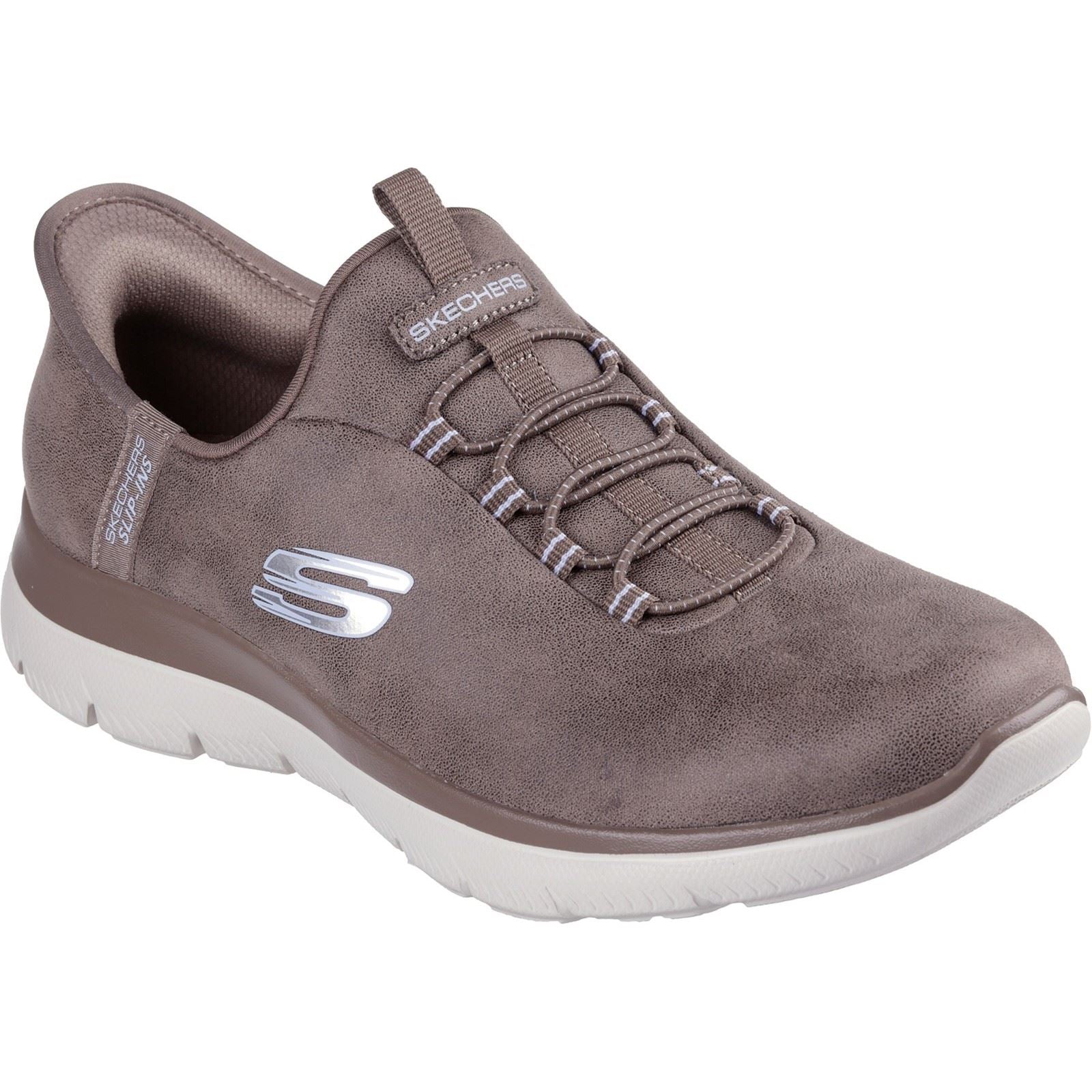 Skechers Summits Unknown Trail Synthetik Damen Braune Sneakers