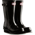 Hunter Junior Originals Gloss Gummistiefel Für Unisex Kinder In Schwarz