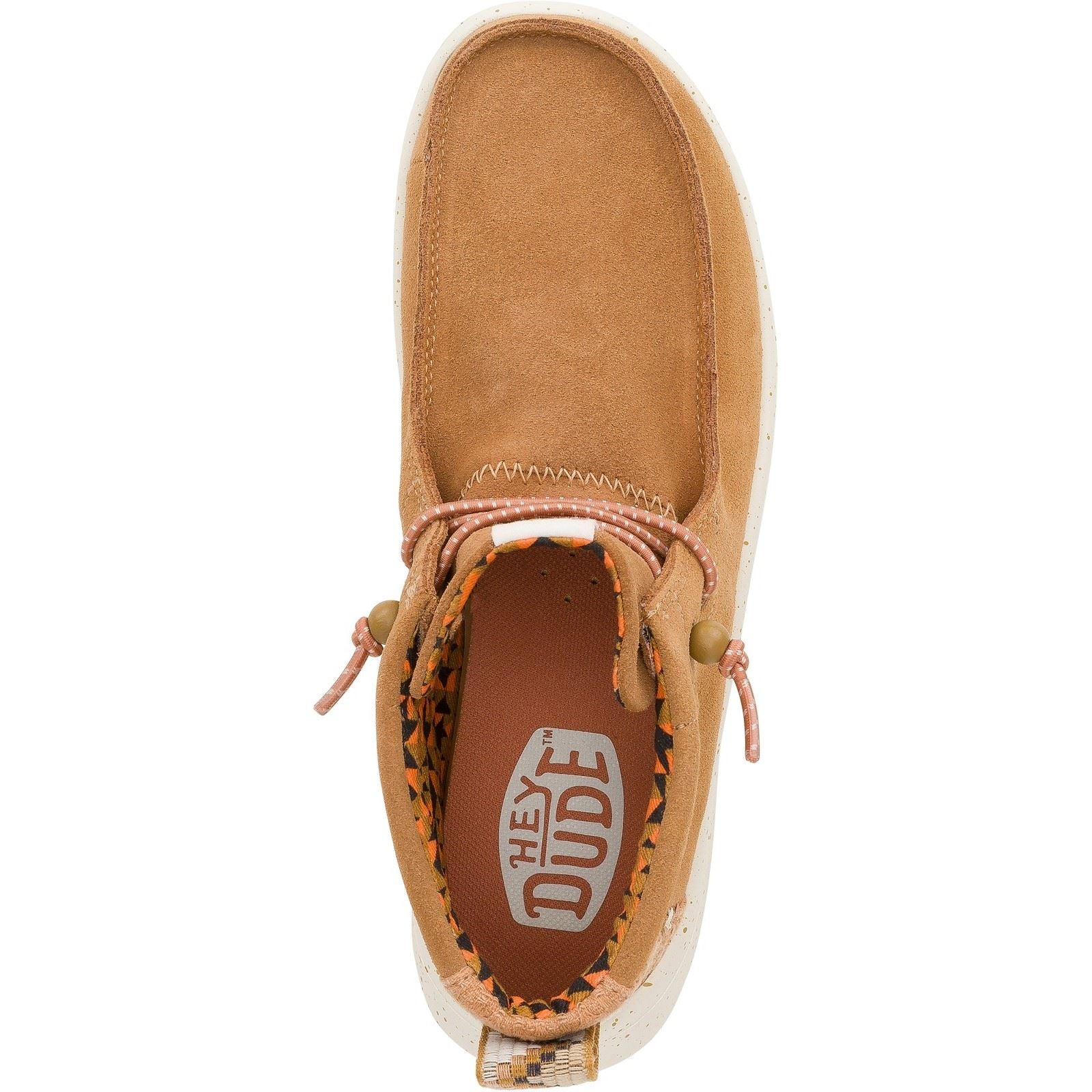 HEYDUDE Wendy Peak Hi Wildleder Damen Kastanienstiefel