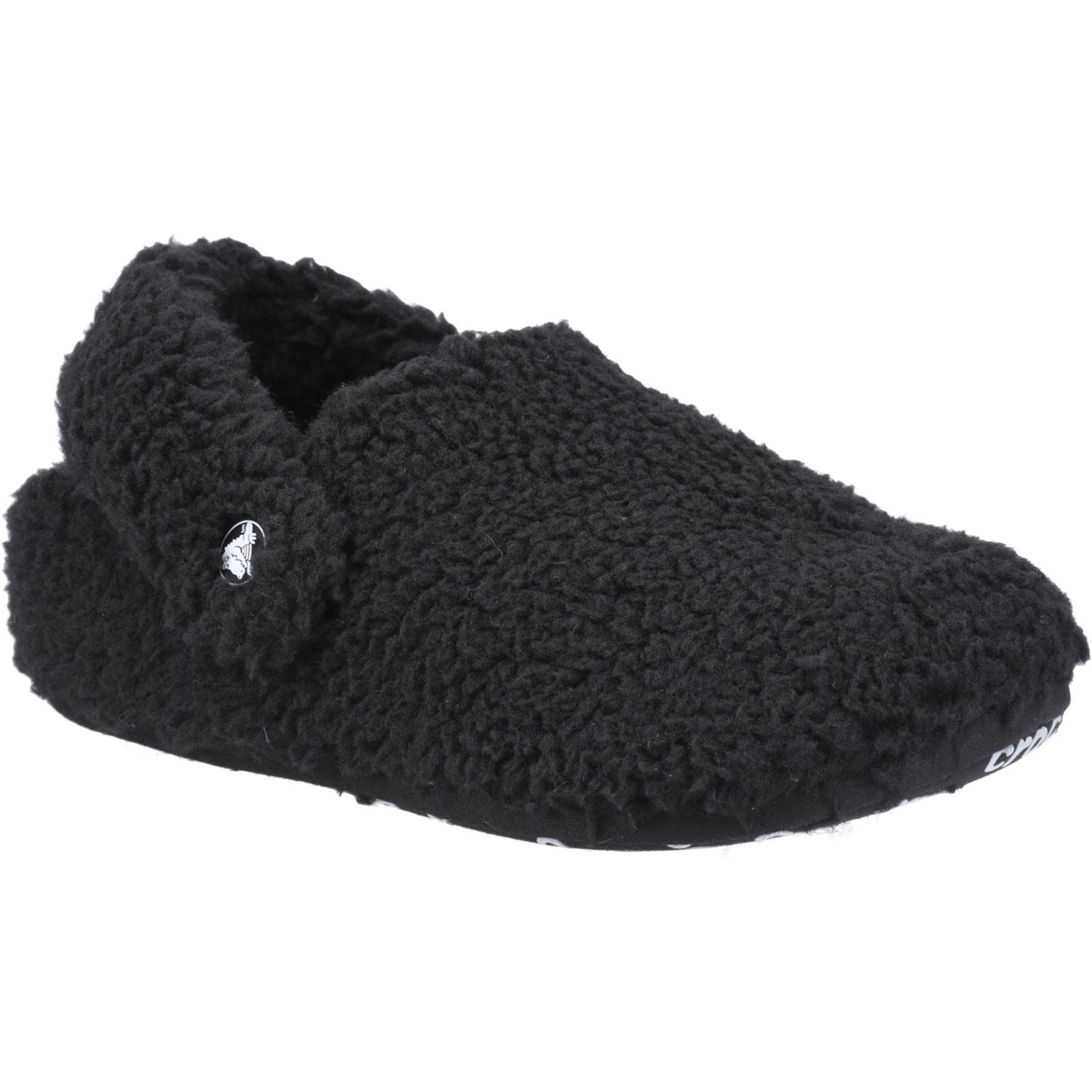 Crocs Classic Cozzzy Synthetik Schwarze Hausschuhe