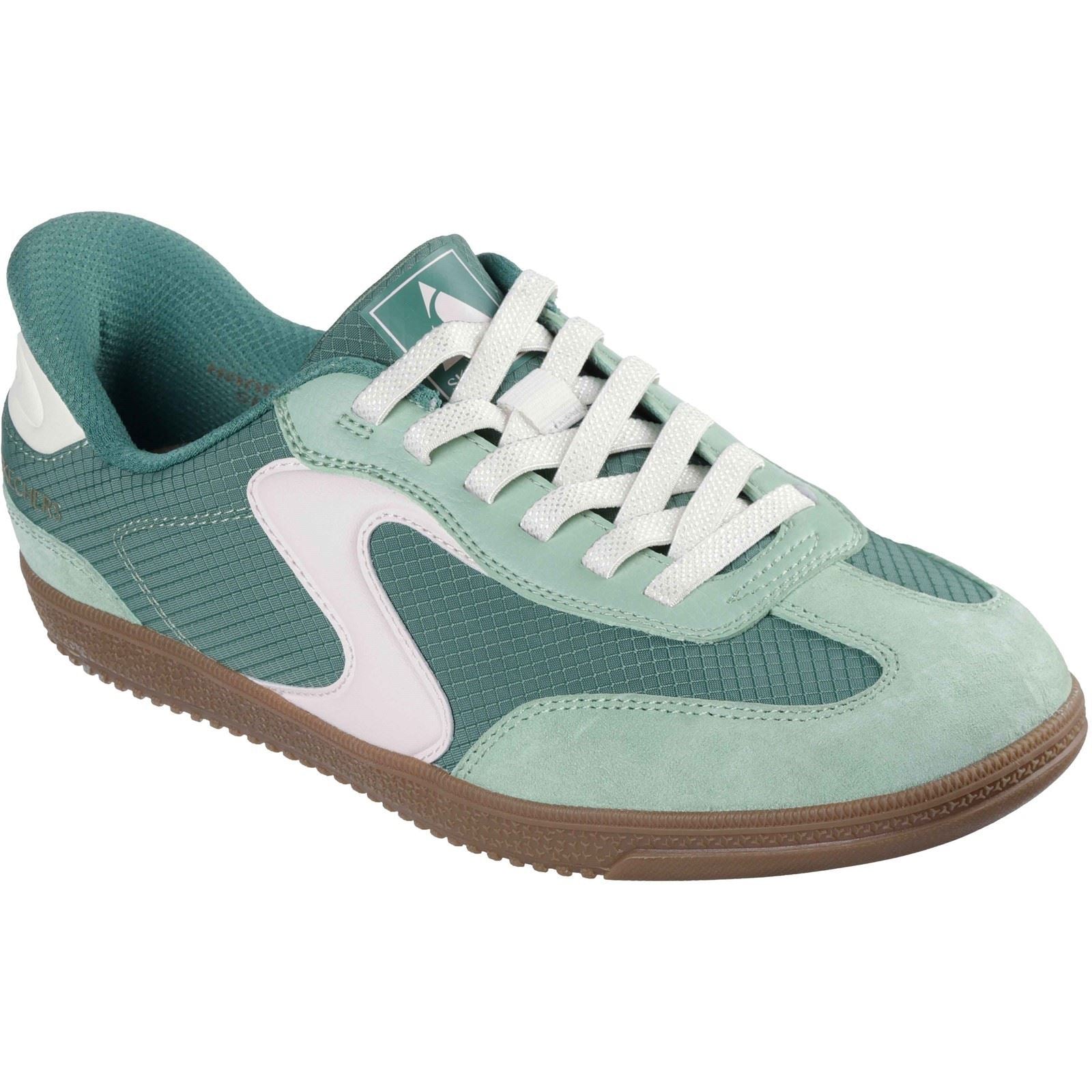 Skechers Hotshot - Everyday Ease Hotshot Alltagseleganz Textil Damen Grün/Rosa Sneakers