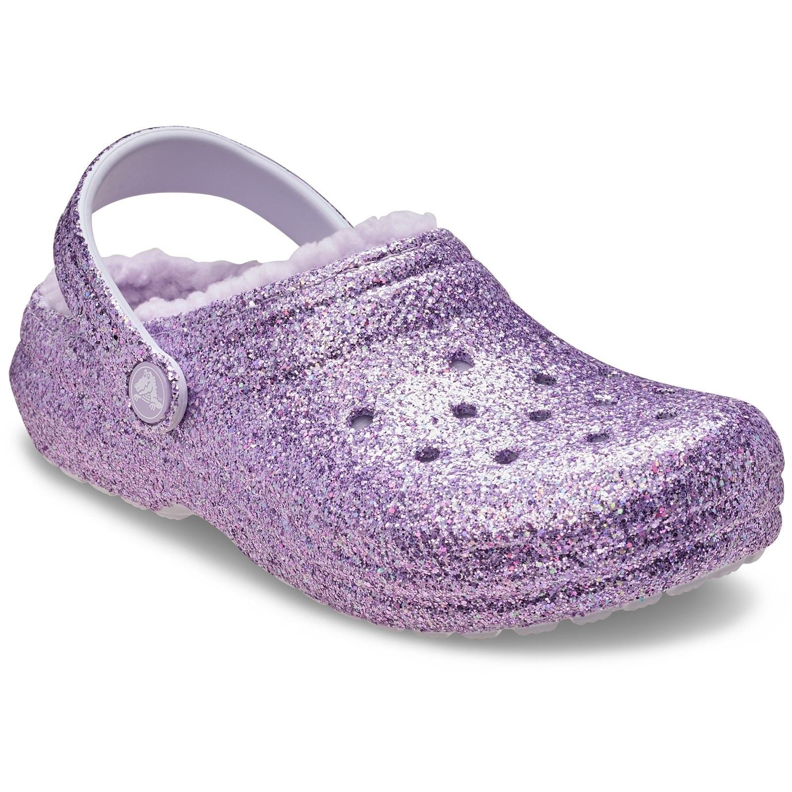 Crocs Classic Lined Thermoplastische Unisex Kinder Lila Mond Clogs