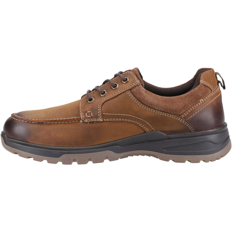 Hush Puppies Percy Leder Herren Tan Schnürschuhe