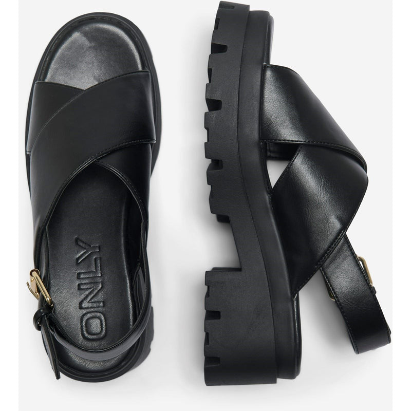 ONLY DOJA 10 Synthetik Damen Schwarze Farbe Sandalen