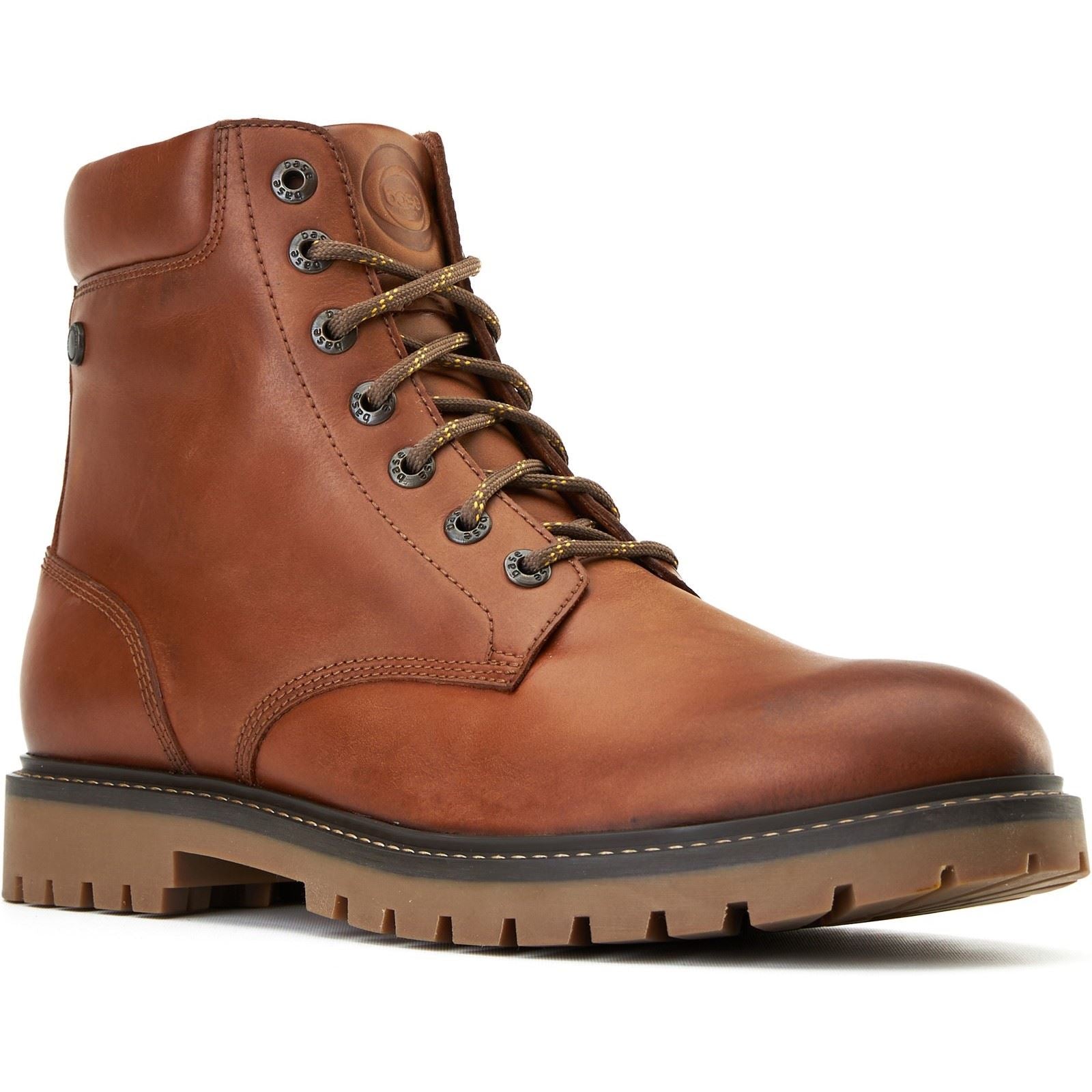 Base London Nickel Leder Herren Stiefeletten In Tan
