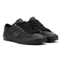 Fred Perry Baseline Herren Schwarz Leder Sneaker