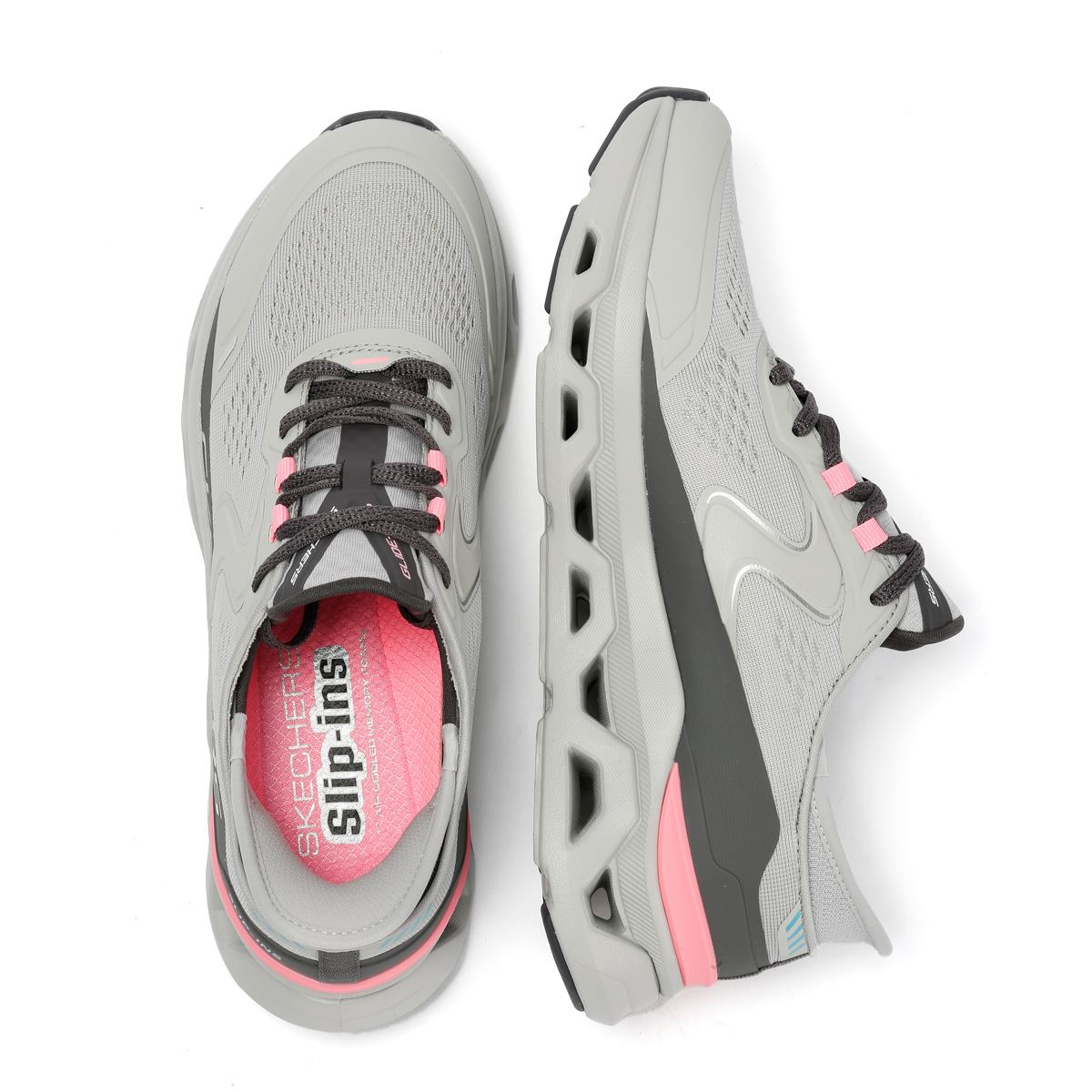 Skechers Slip-Ins Glide Step Altus Mesh Damen Sneaker In Grau
