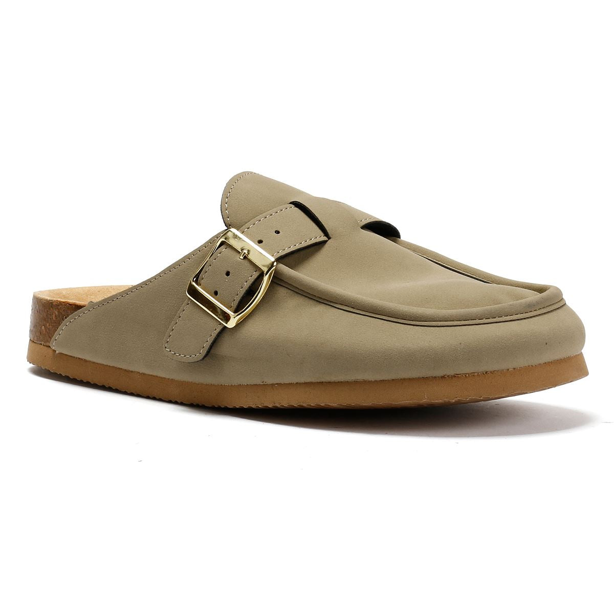 Penguin Preema Damen Beigefarbene Clogs