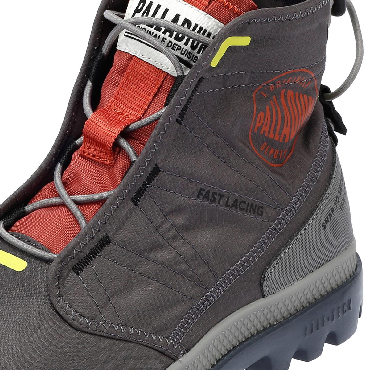 Palladium Pampa Travel Lite Herren Stiefel Aus Asphalt-Nylon