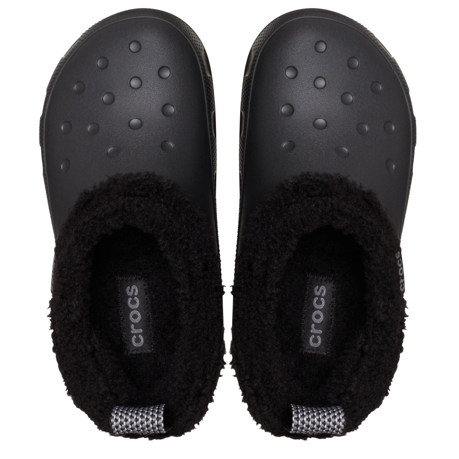 Crocs Classic Lined Shorty Thermoplastische Schwarze Herrenpantoletten