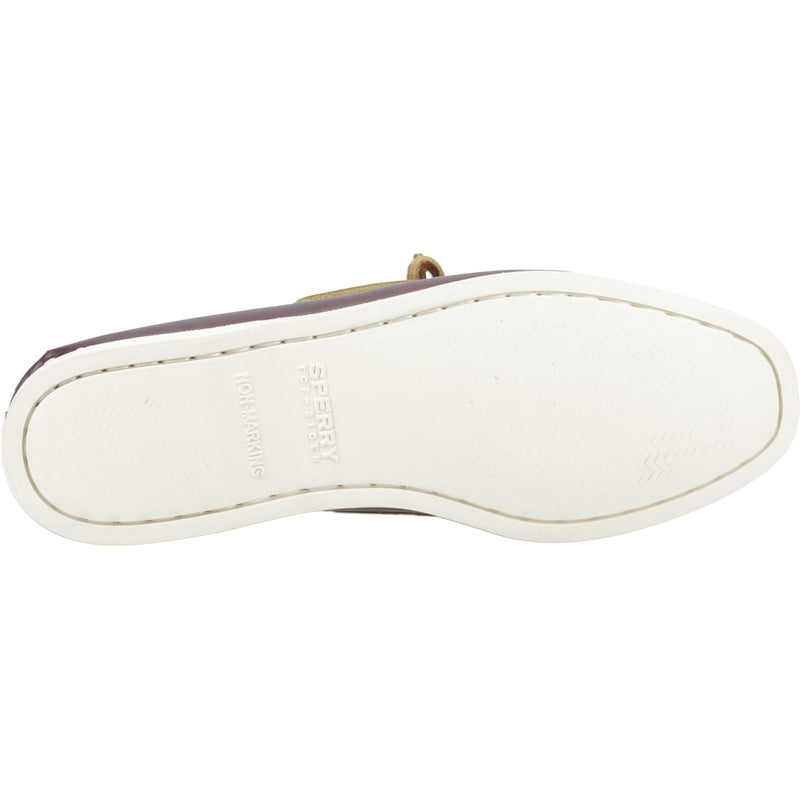 Sperry Authentic 2 Eye Herren Bootsschuhe Aus Braunem Leder