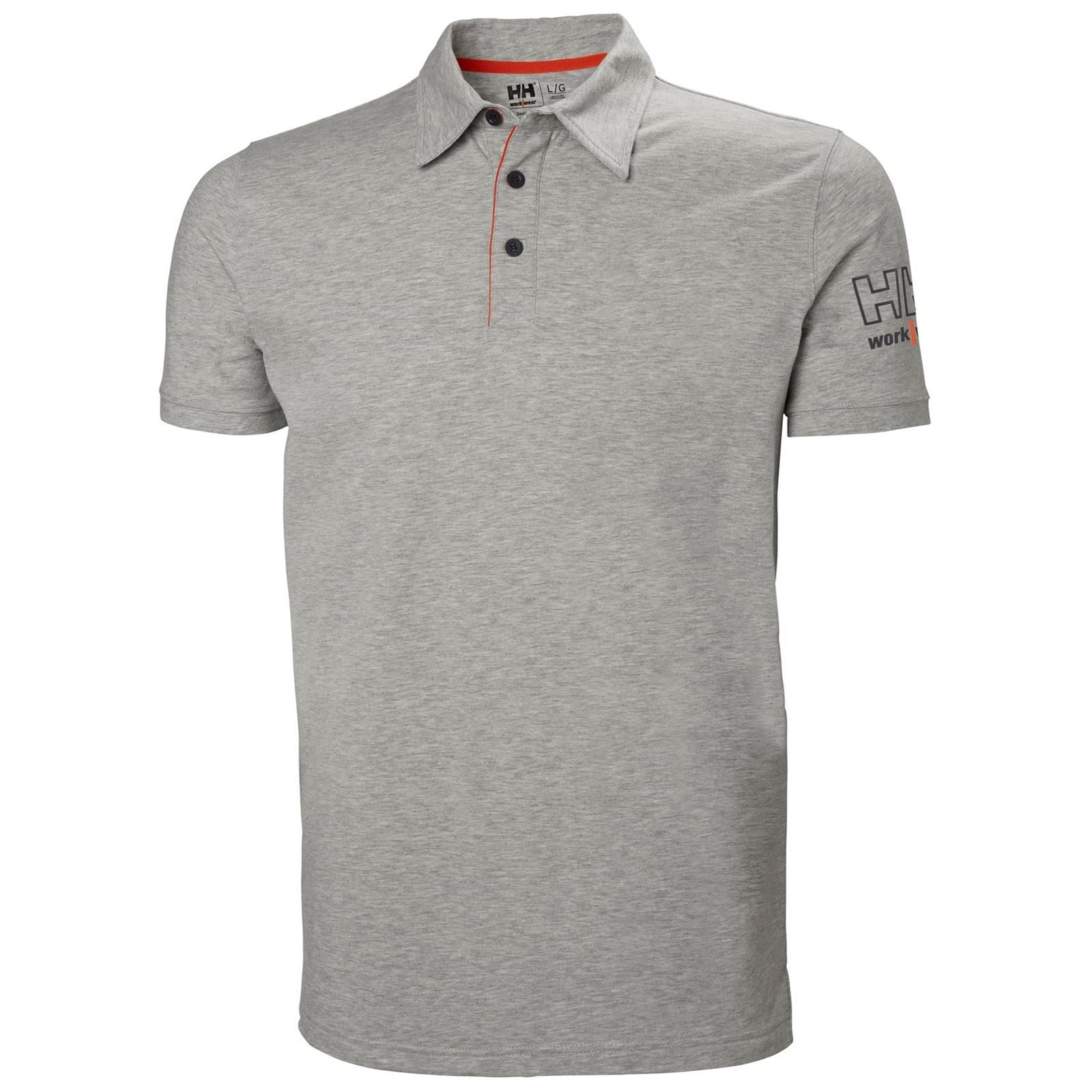 Helly Hansen Workwear Kensington Baumwoll Herren Poloshirt In Grau