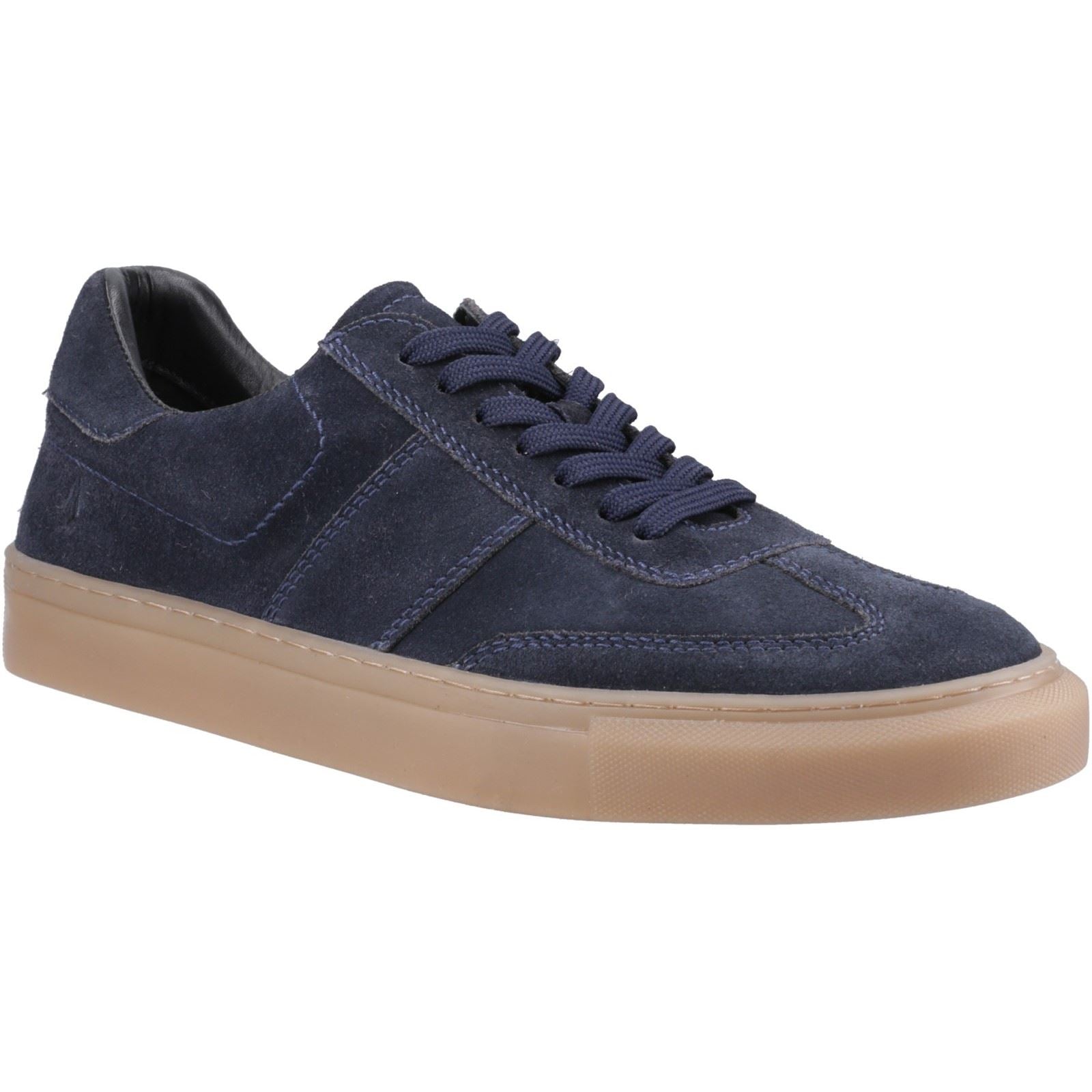Hush Puppies Riley Herren Wildleder Sneaker In Marineblau Aus Wildleder