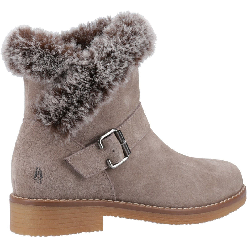 Hush Puppies Hannah Veloursleder Damen Stiefeletten In Taupe
