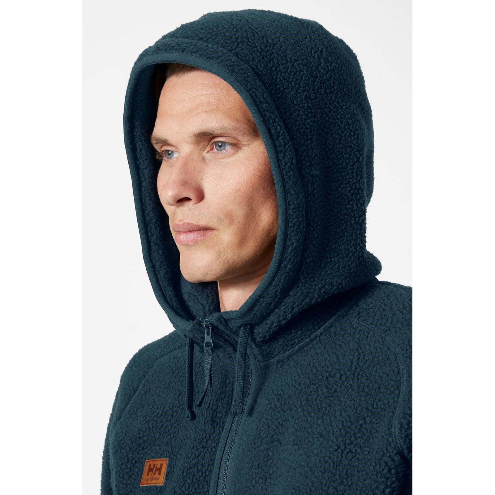 Helly Hansen Workwear Heritage Pile Hoodie Herren Blaue Fleecejacke