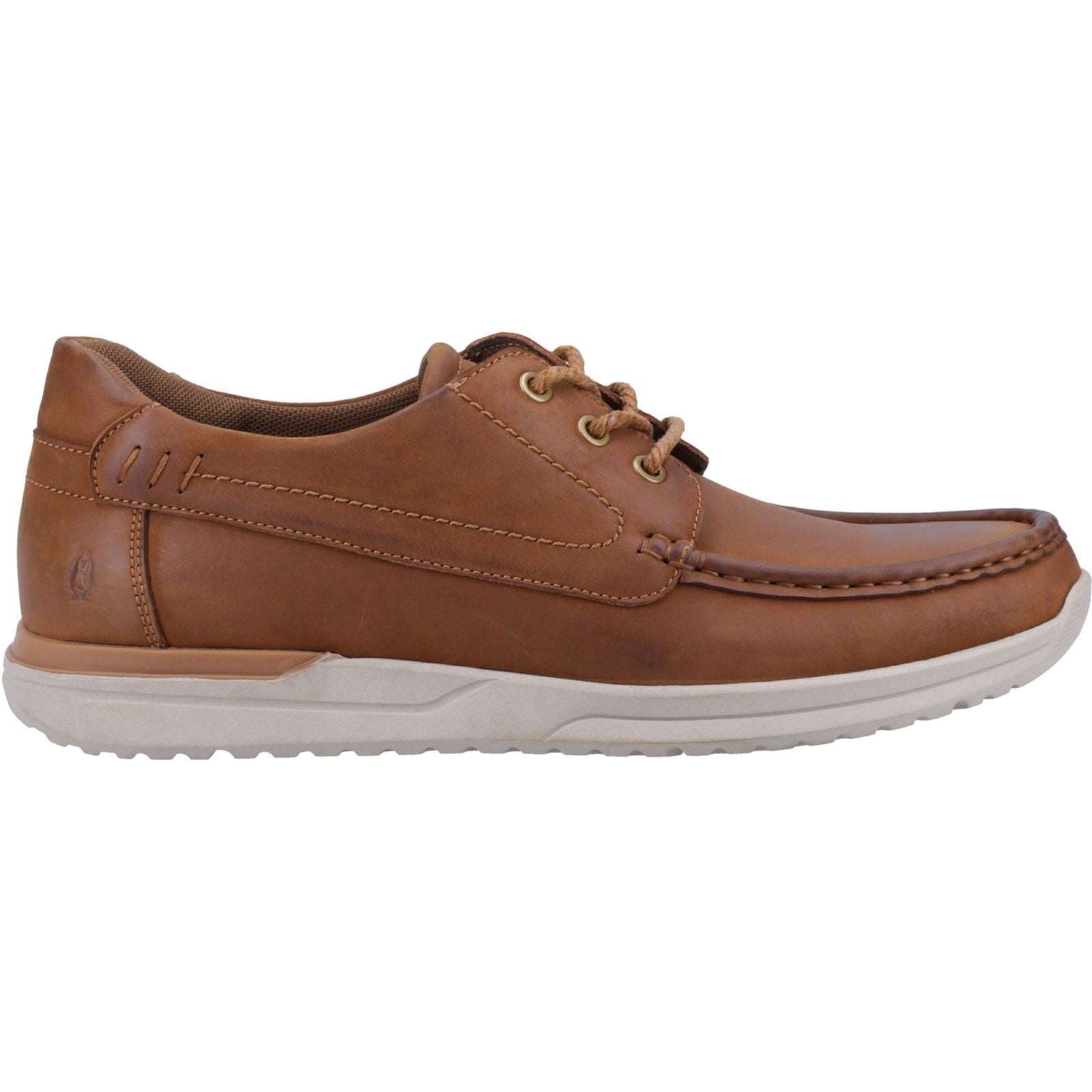 Hush Puppies Howard Leder-Herrenschuhe In Hellbraun Mit Schnürung