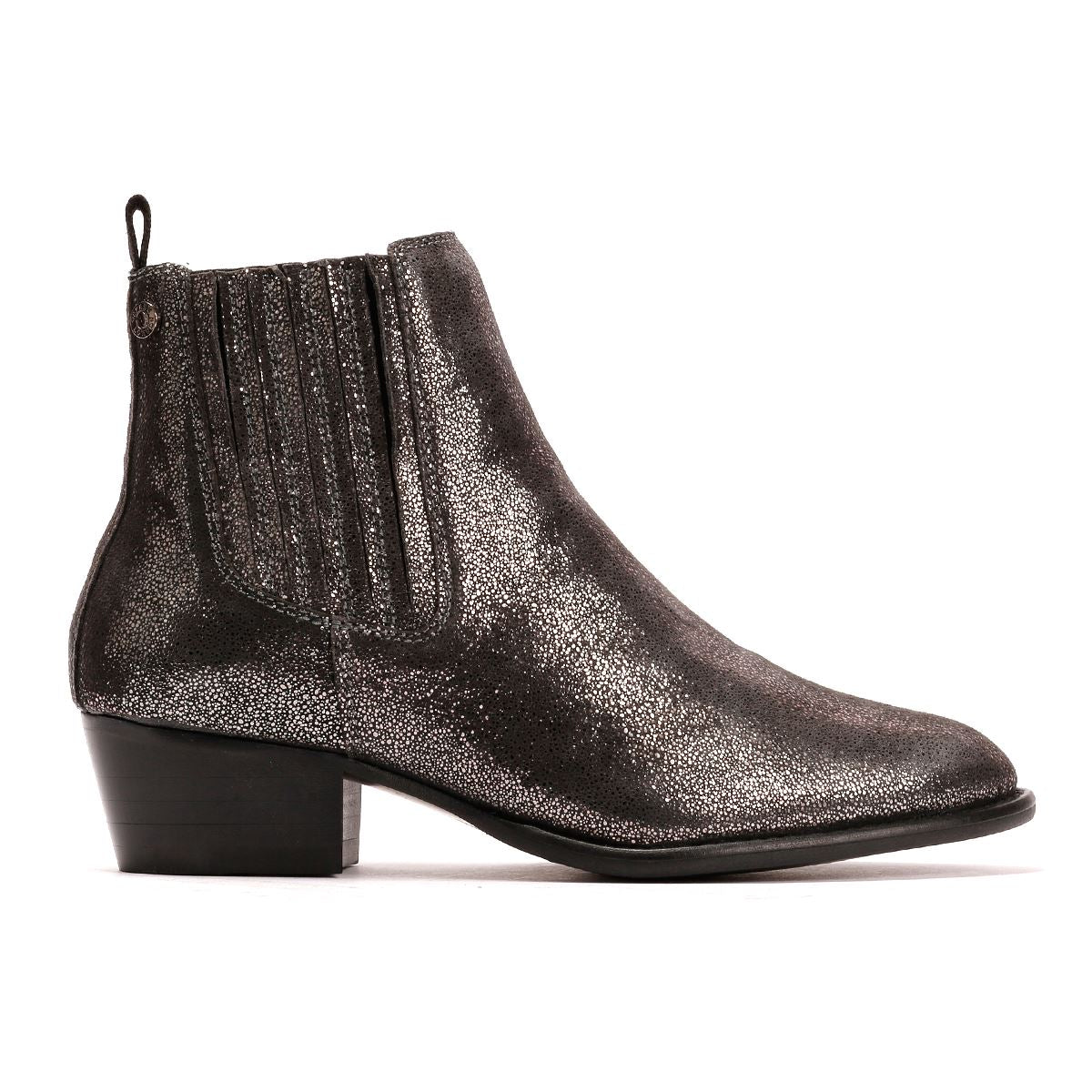 Osprey London The Janey Leder Damen Graue Stiefel