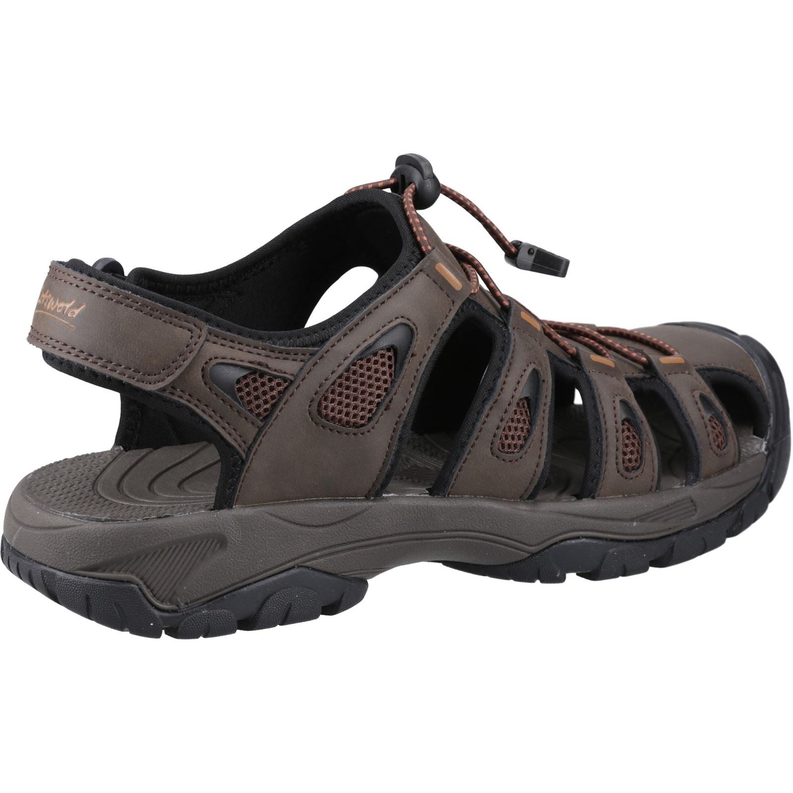Cotswold Ampney Herren Sandalen Aus Braunem Polyurethan