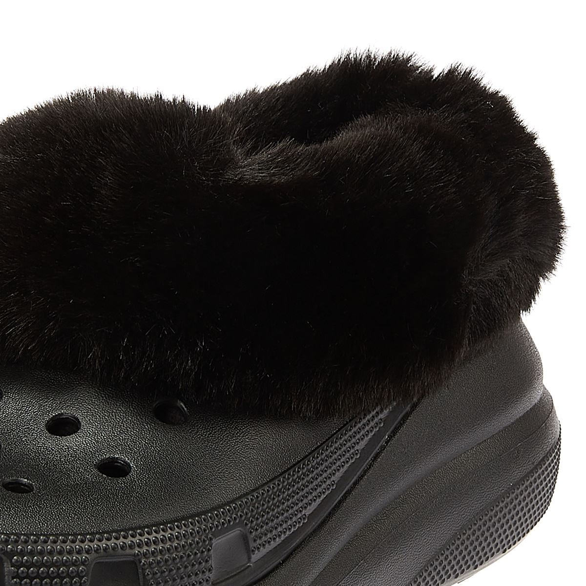 Crocs Furever Crush Clog Damenschuhe In Schwarz