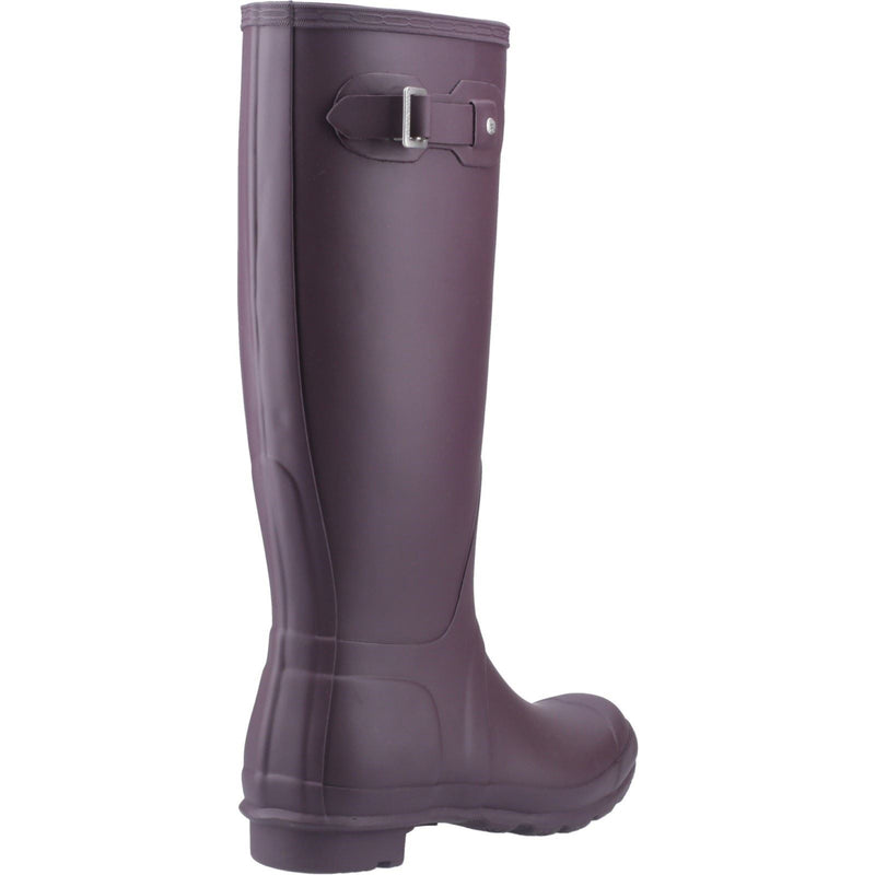 Hunter Original Tall Damen Gummistiefel In Schwarz/Traube