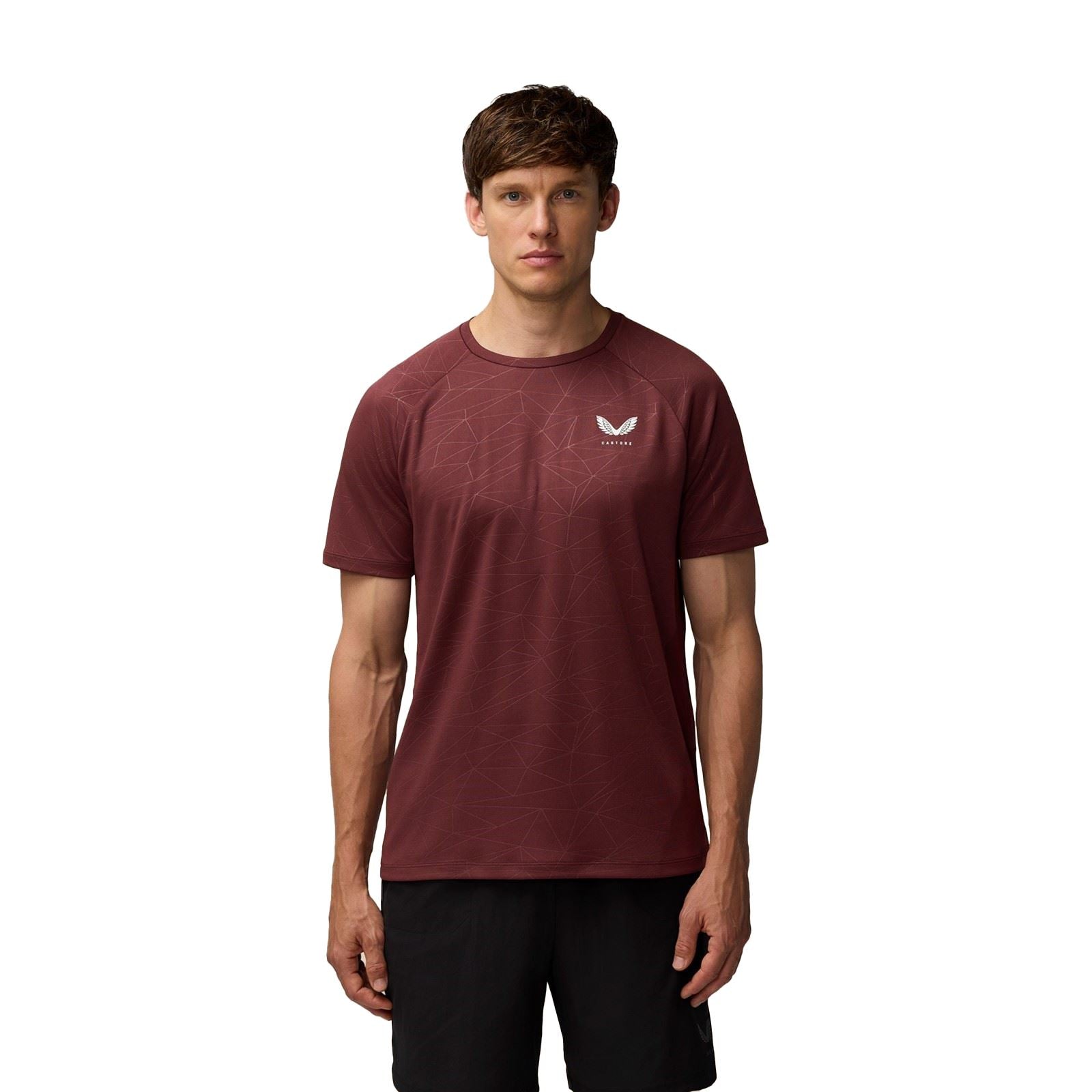 Castore Adapt Training T-Shirt Polyester Herren Lila Activewear T-Shirts