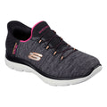 Skechers Summits Dazzling Haze Textile Damen-Sneaker In Schwarz/Mehrfarbig
