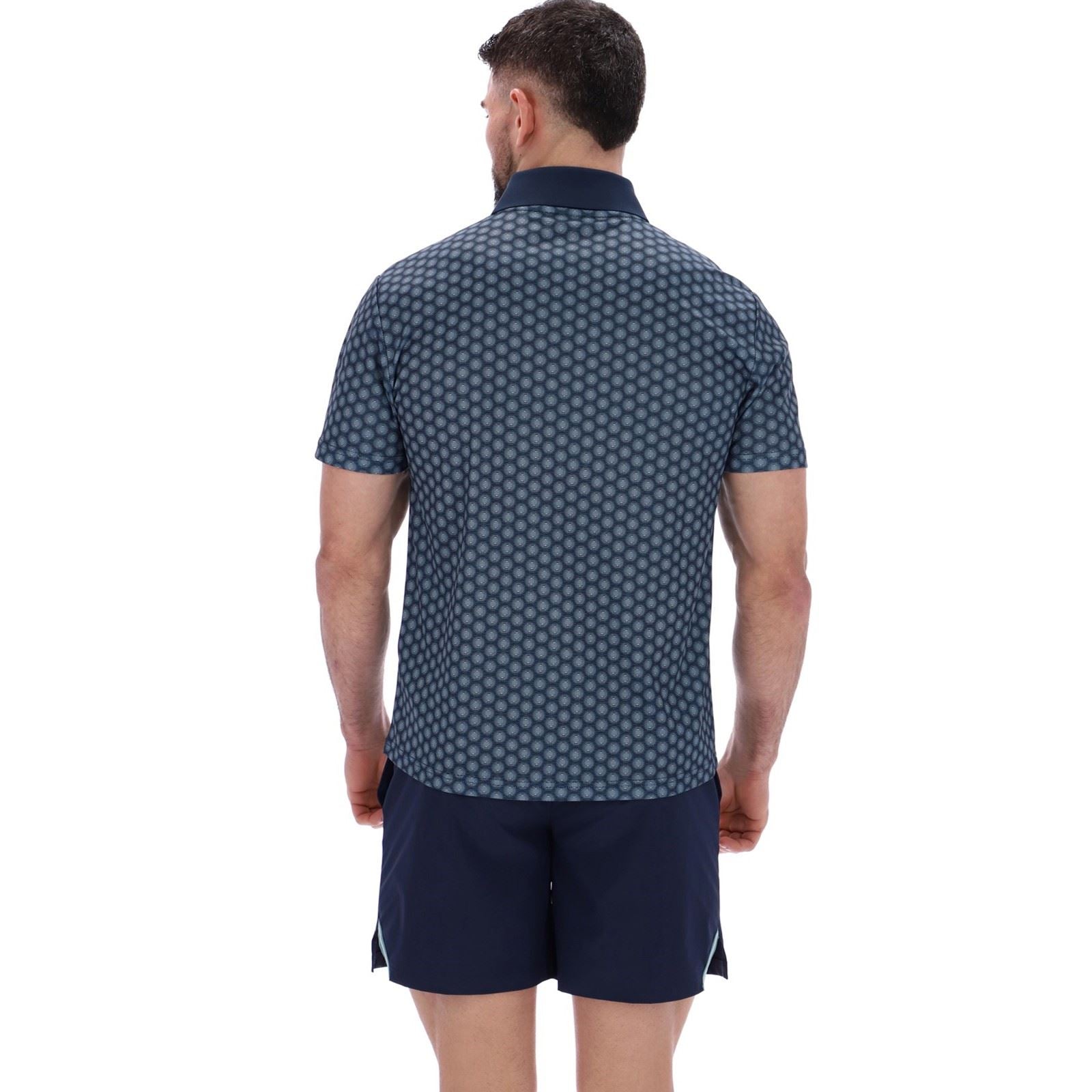 Ted Baker JAYDEN TBMTS2619 Polyester Herren Blau Sport Polohemden